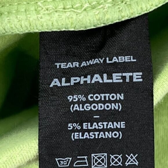 Alphalete Identity Athletic Shorts Limelight - Picture 8 of 8